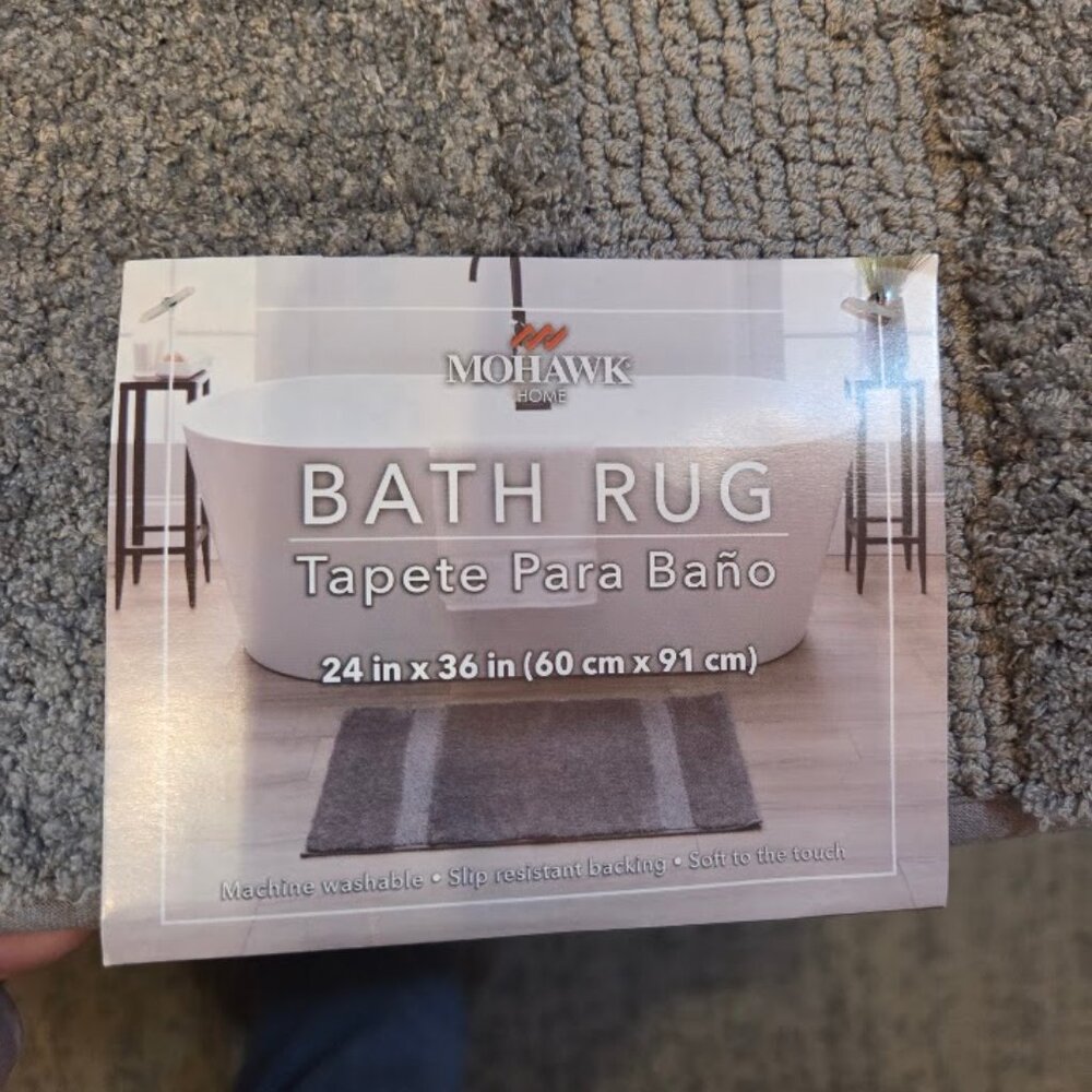 Mohawk Home 24"x 36" Bath Rug- Grey